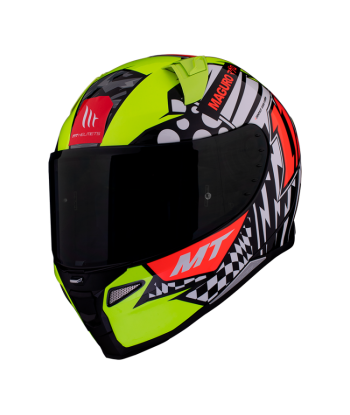 Casco Integral Revenge 2 S Sergio Garcia A3 Brillo - MT Helmets