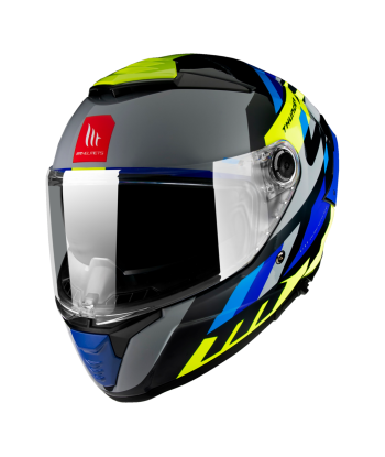 Casco Integral Thunder 4 SV Ergo B15 Azul Brillo - MT Helmets