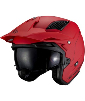 Casco Trial Distric SV Solid A5 Rojo Mate - MT Helmets