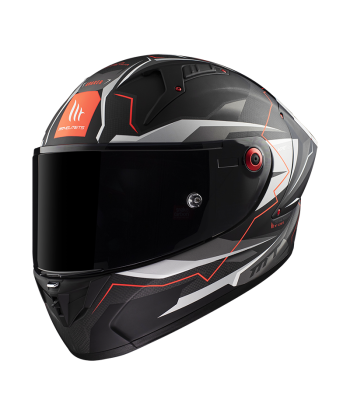 Casco Integral KRE+ Carbon Kraker C5 Negro Mate - MT Helmets