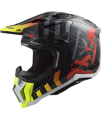 LS2 MX703 C X-FORCE BARRIER H-V YELLOW RED
