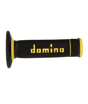 Puños Domino Off Road X-Treme Negro - Amarillo Cerrados D 22 mm L 118 mm