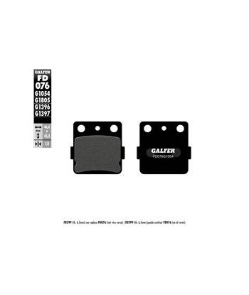 SEMI METAL BRAKE PADS