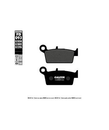 SEMI METAL BRAKE PADS