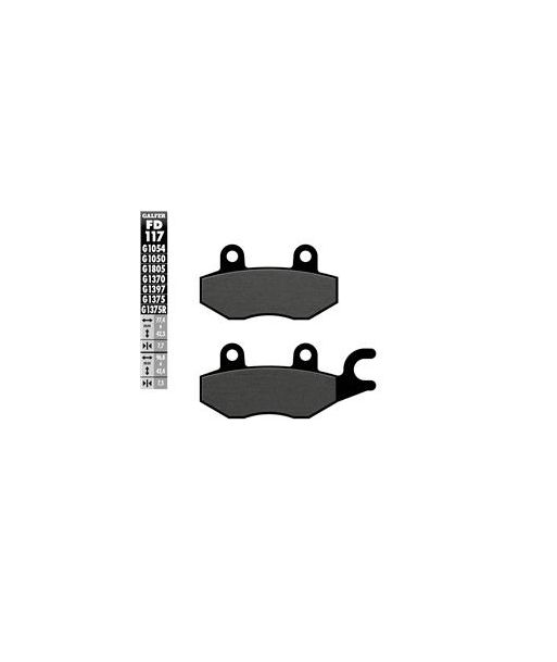 SEMI METAL BRAKE PADS