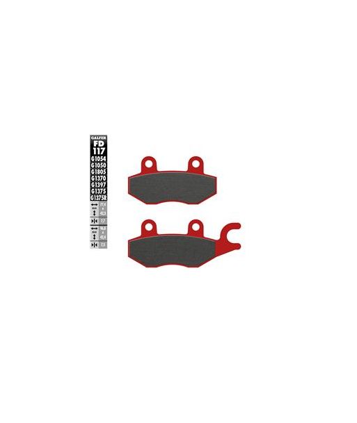TRIAL TOP BRAKE PADS