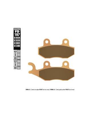 SINTER SCOOTER BRAKE PADS