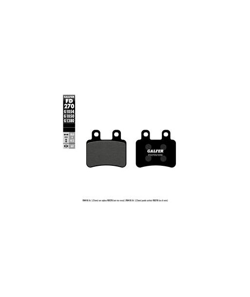 SEMI METAL BRAKE PADS