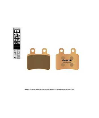 SINTER SCOOTER BRAKE PADS