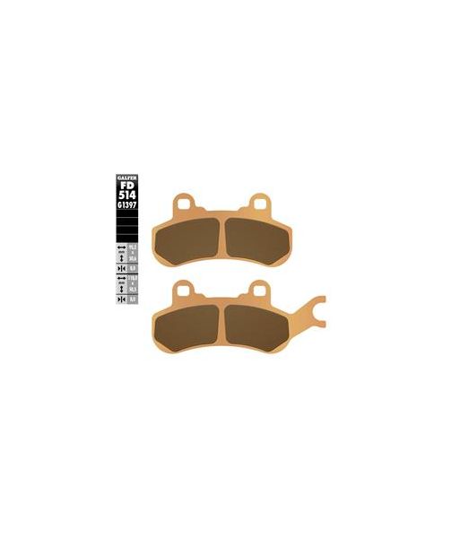SINTER OFF-ROAD BRAKE PADS CAN-AM MAVERICK X3 LEFT