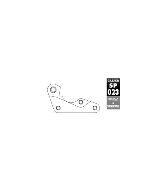 BRACKET ADAPTER YAMAHA Ø270mm YZ MODELS FROM 2008