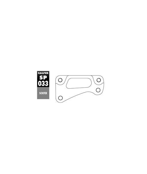 SOPORTE PINZA SP OEM YAMAHA T-MAX 500 Ø 298 MM