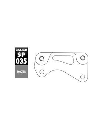 BRACKET ADAPTER HONDA SH 125 Ø280mm SH 300 Ø296mm