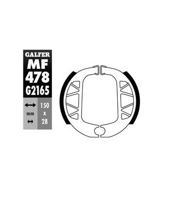 MORDAZA FRENO GZ 478-YAMAHA 125 CYGNUS / 125 BW,S