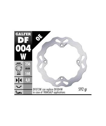 DISC WAVE FIXED 256x4mm