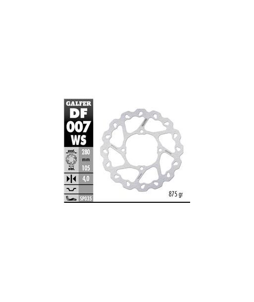 DISC WAVE FIXED OVERSIZE 280x4mm