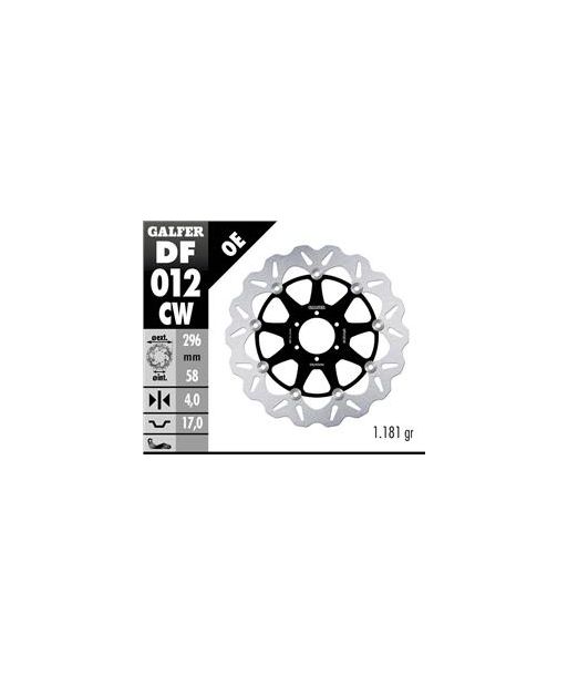 DISC WAVE FLOTATING (C. ALU.) 296x4mm
