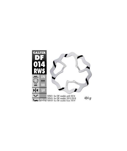 DISC WAVE FLOATING OVERSIZE GROOVED (C. STEEL) 270