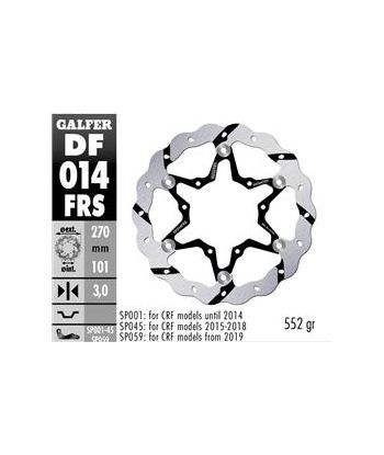 DISC WAVE FIXED 240x3mm
