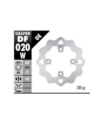 DISC WAVE FIXED 187x4mm