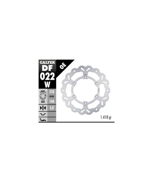 DISC WAVE FIXED 318x5mm