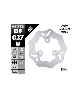 DISC WAVE FLOATING OVERSIZE(C. STEEL) 220x4mm