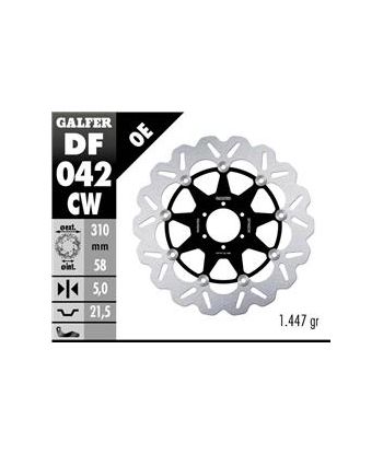DISC WAVE FLOATING COMPLETE (C. ALU.) 310x5mm