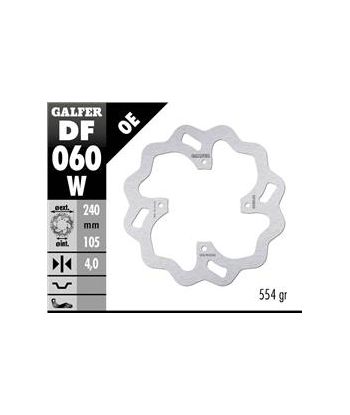 DISC WAVE FIXED 240x4mm