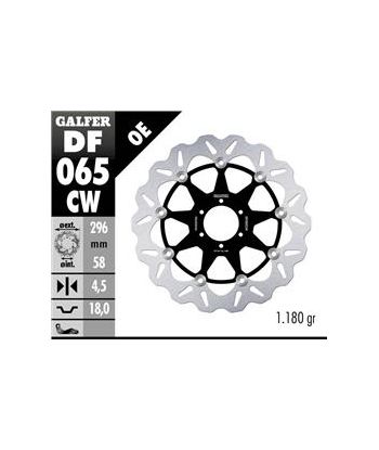 DISC WAVE FLOATING COMPLETE (C. ALU.) 296x5mm
