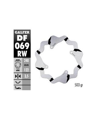 DISC WAVE FIXED GROOVED 240x3,5mm