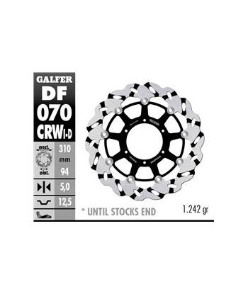 DISC WAVE FLOATING COMPLETE (C. ALU.) 310x5mm
