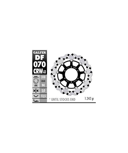 DISC WAVE FLOATING COMPLETE (C. ALU.) 310x5mm