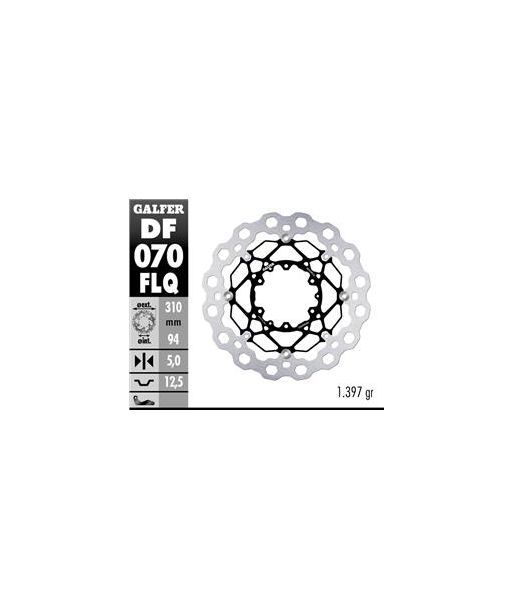 DISC CUBIQ FLOATING (C. STEEL) 310x5mm