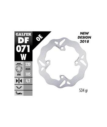 DISC WAVE FIXED 220x4mm