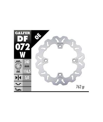 DISC WAVE FIXED 240x5mm