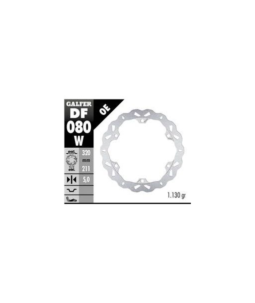 DISC WAVE FIXED 320x5mm