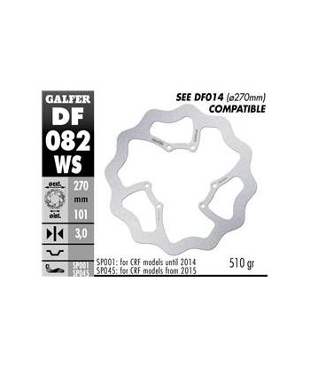 DISC WAVE FIXED 260x3mm