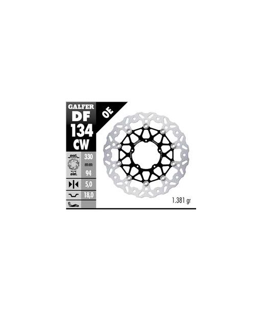 DISC WAVE FLOATECH RACING 330X6MM