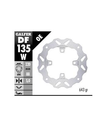 DISC WAVE FIXED 220x5mm