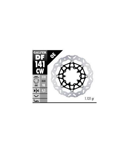 DISC WAVE FLOATING COMPLETE (C. ALU.) 310x4.5mm