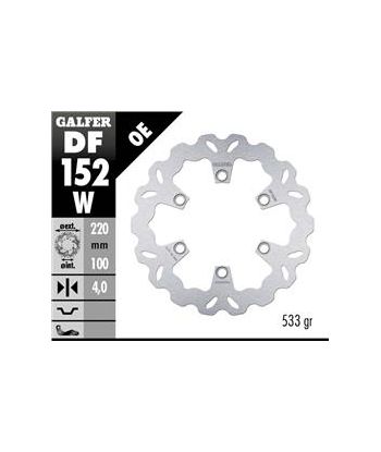 DISC WAVE FIXED 220x4mm
