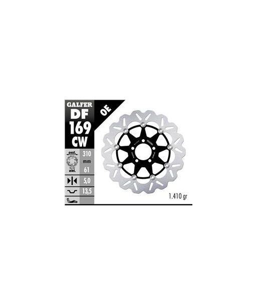 DISC WAVE FLOATING COMPLETE (C. ALU.) 310x5mm