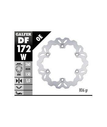 DISC WAVE FIXED 260x5mm