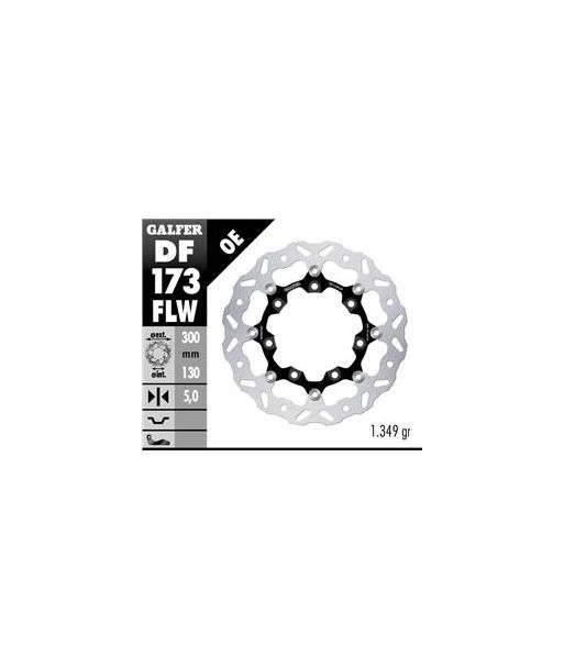 DISC WAVE FLOATING (C. STEEL) 300x5mm