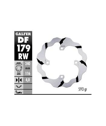 DISC WAVE FIXED 240x4mm