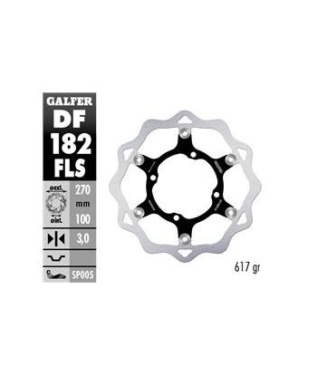 DISC WAVE FLOATING (C. STEEL) 250x3mm