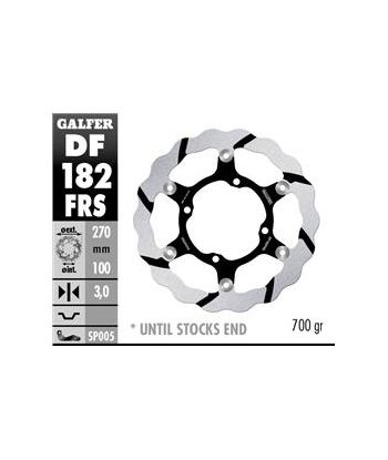 DISC WAVE FLOATING OVERSIZE GROOVED (C. STEEL) 270