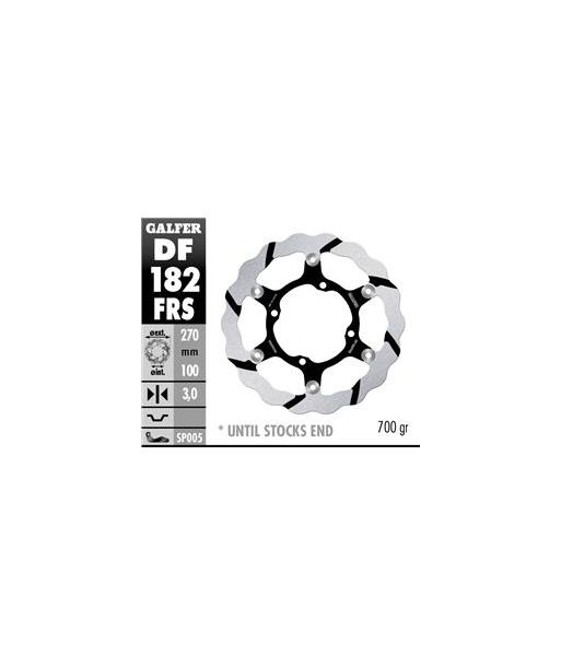 DISC WAVE FLOATING OVERSIZE GROOVED (C. STEEL) 270