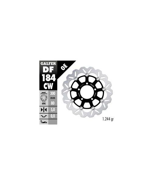 DISC WAVE FLOATING COMPLETE (C. ALU.) 300x5mm