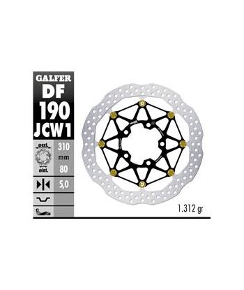 DISC CUBIQ FLOATING (C. STEEL) 310x5mm